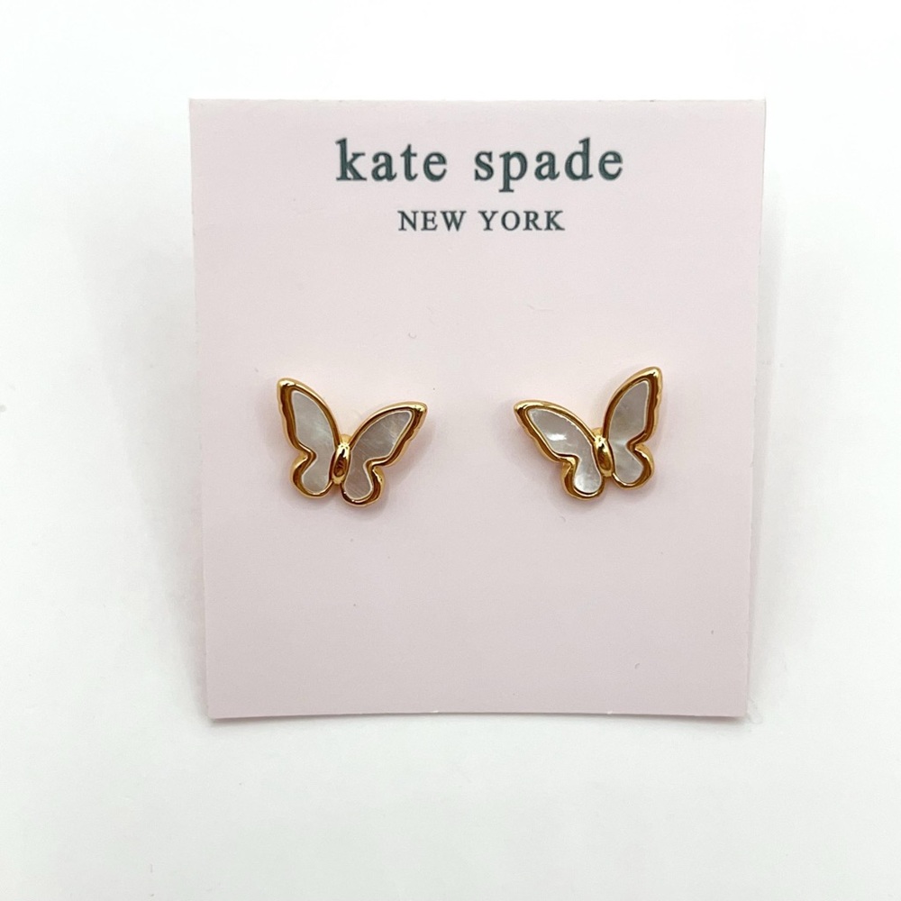 KS073-Kate Spade butterfly earrings